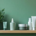 Différents produits cosmétiques à base de CBD